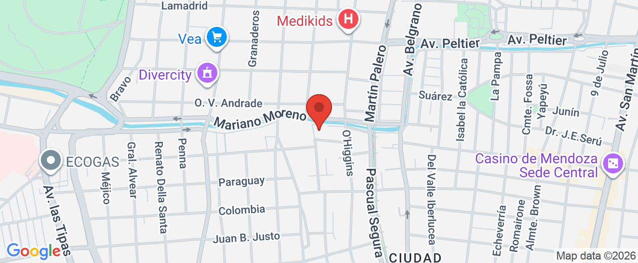 Mapa de la ubicación