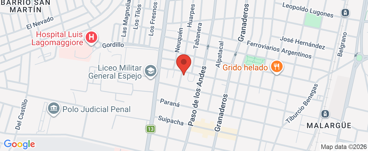 Mapa de la ubicación
