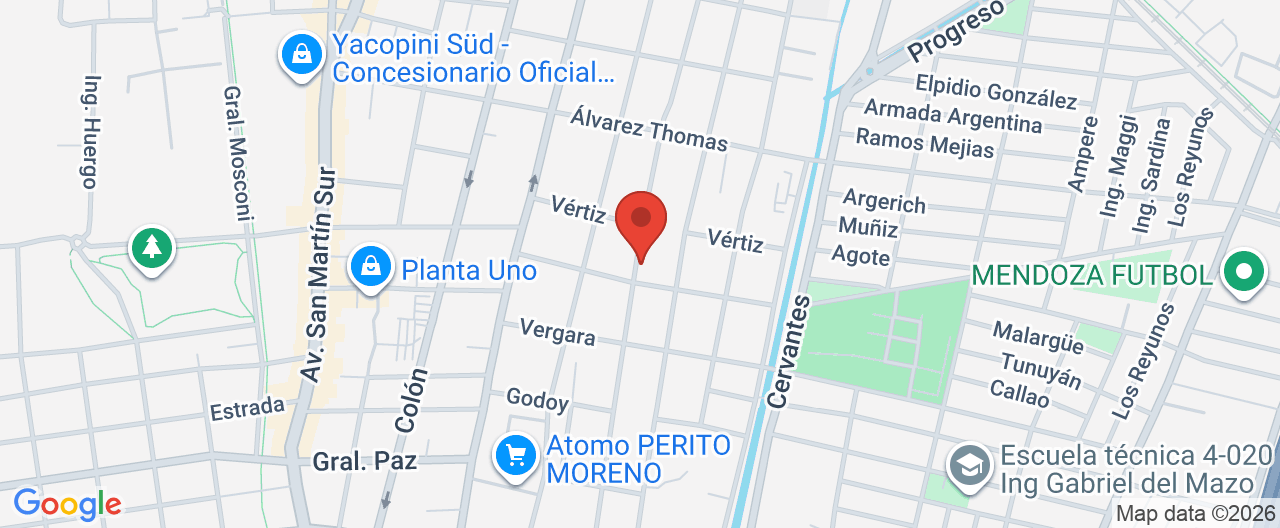 Mapa de la ubicación