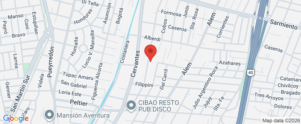 Mapa de la ubicación