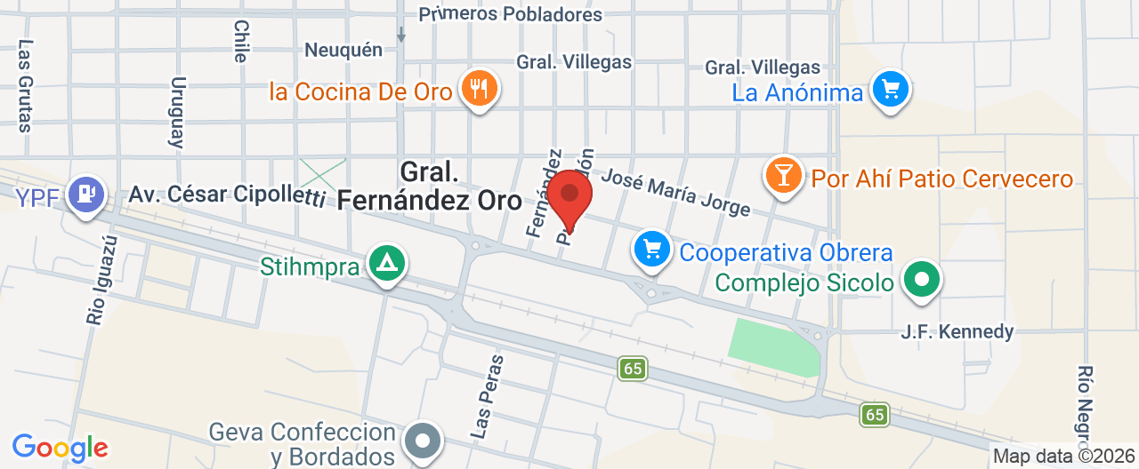 Mapa de la ubicación