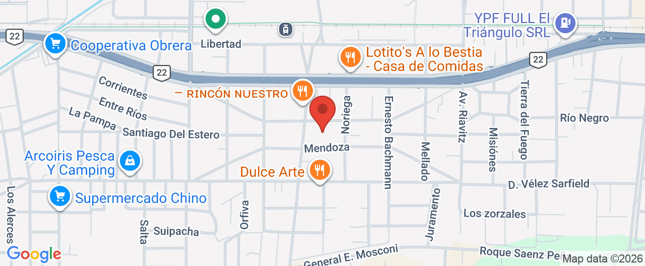 Mapa de la ubicación
