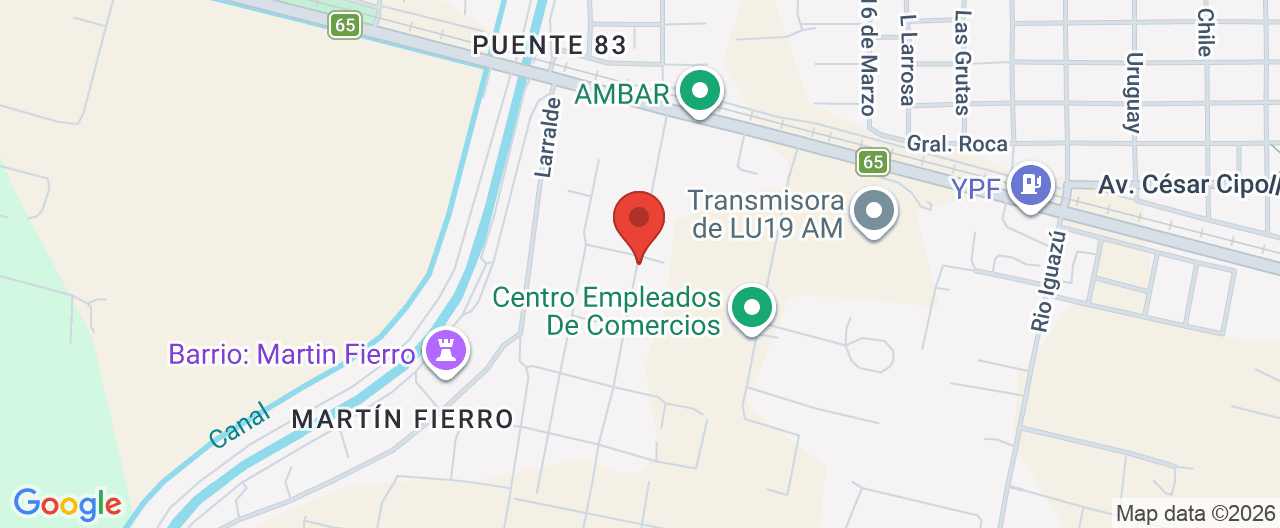 Mapa de la ubicación