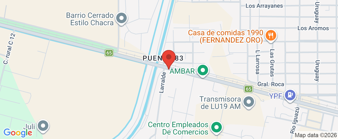 Mapa de la ubicación