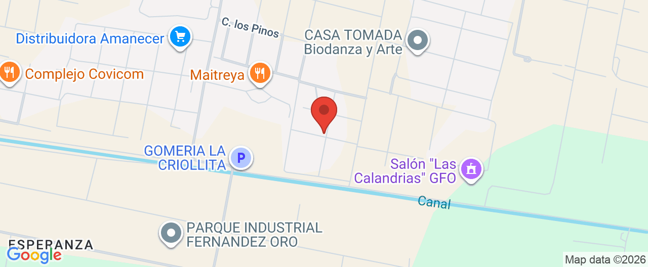 Mapa de la ubicación
