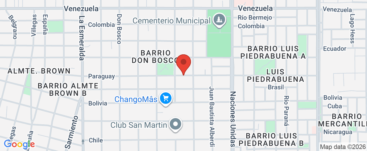 Mapa de la ubicación