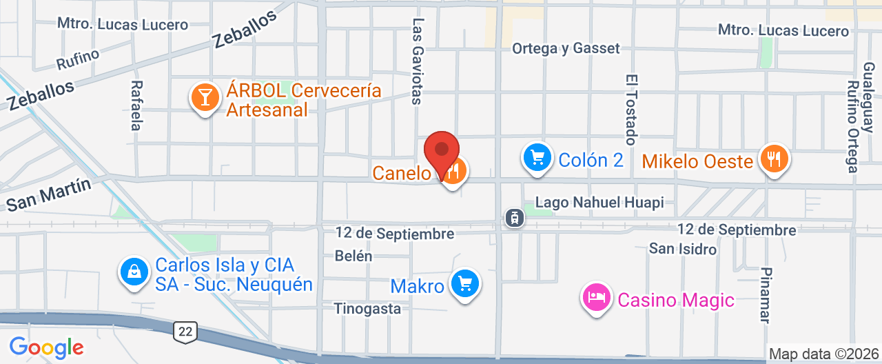Mapa de la ubicación