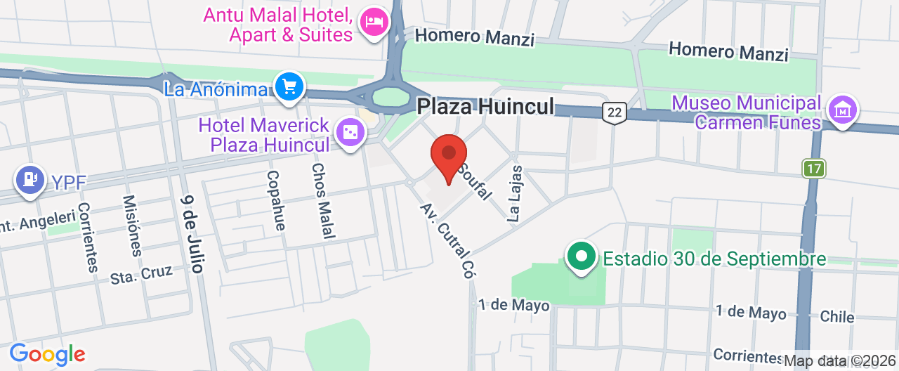 Mapa de la ubicación
