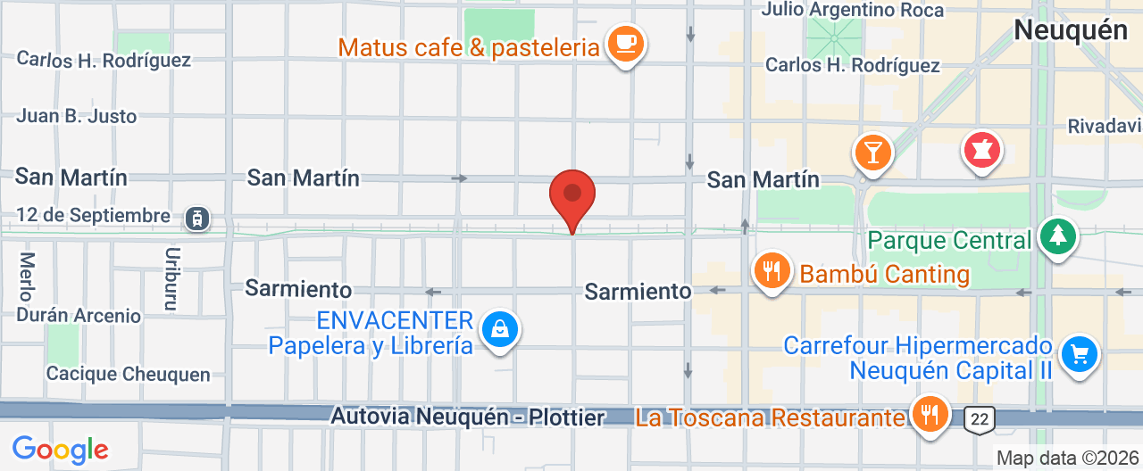 Mapa de la ubicación