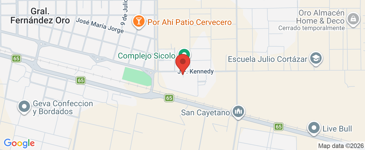 Mapa de la ubicación