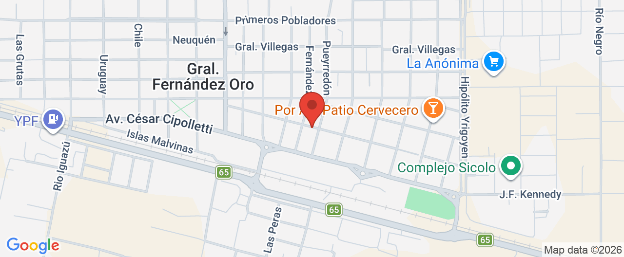 Mapa de la ubicación