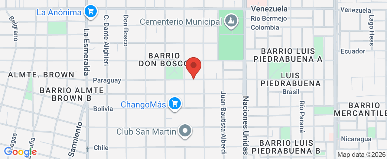 Mapa de la ubicación
