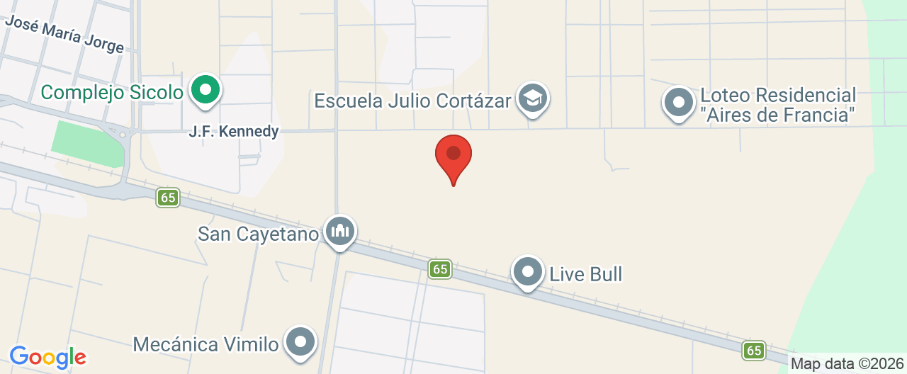 Mapa de la ubicación