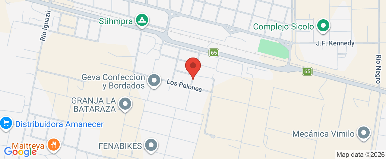 Mapa de la ubicación