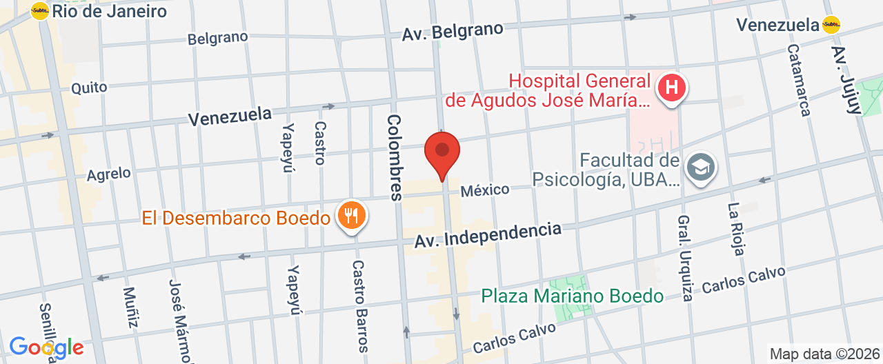 Mapa de la ubicación