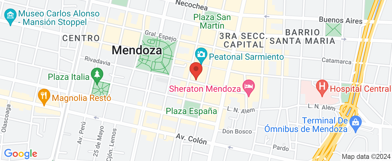 Mapa de la ubicación