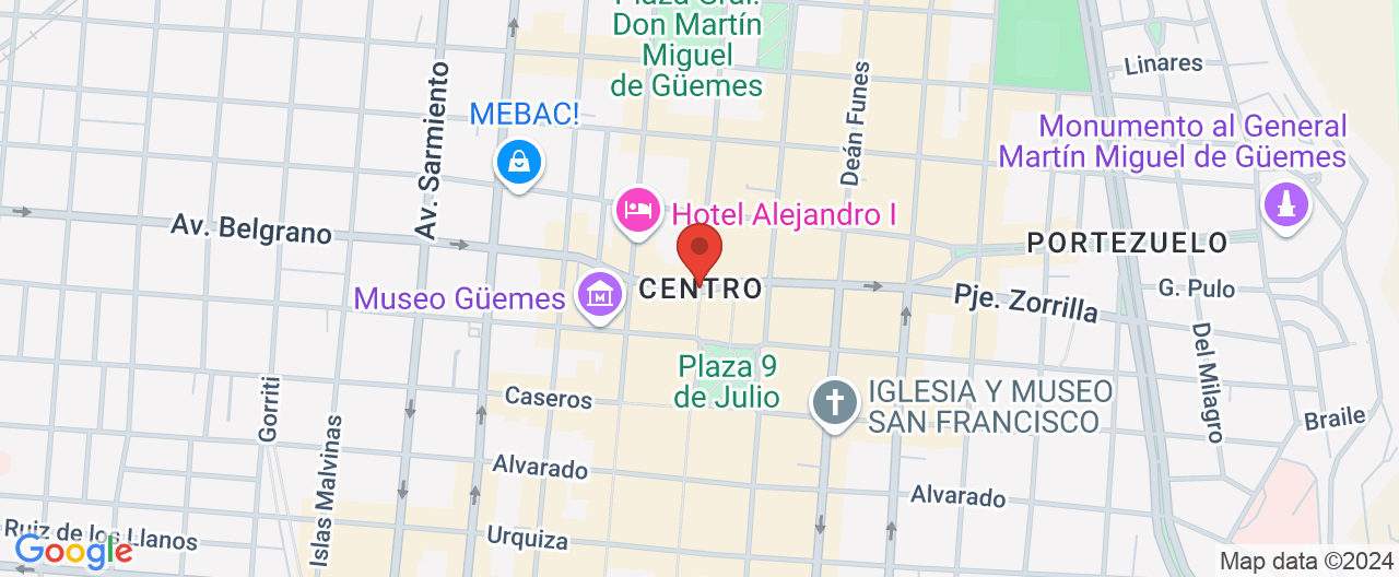 Mapa de la ubicación