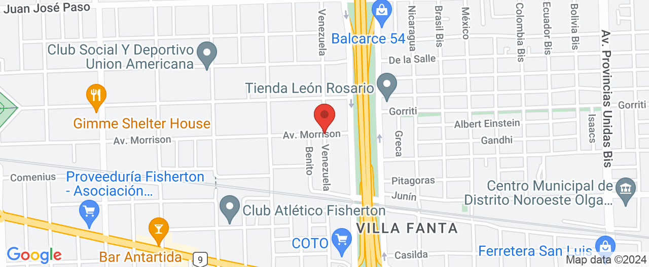 Mapa de la ubicación