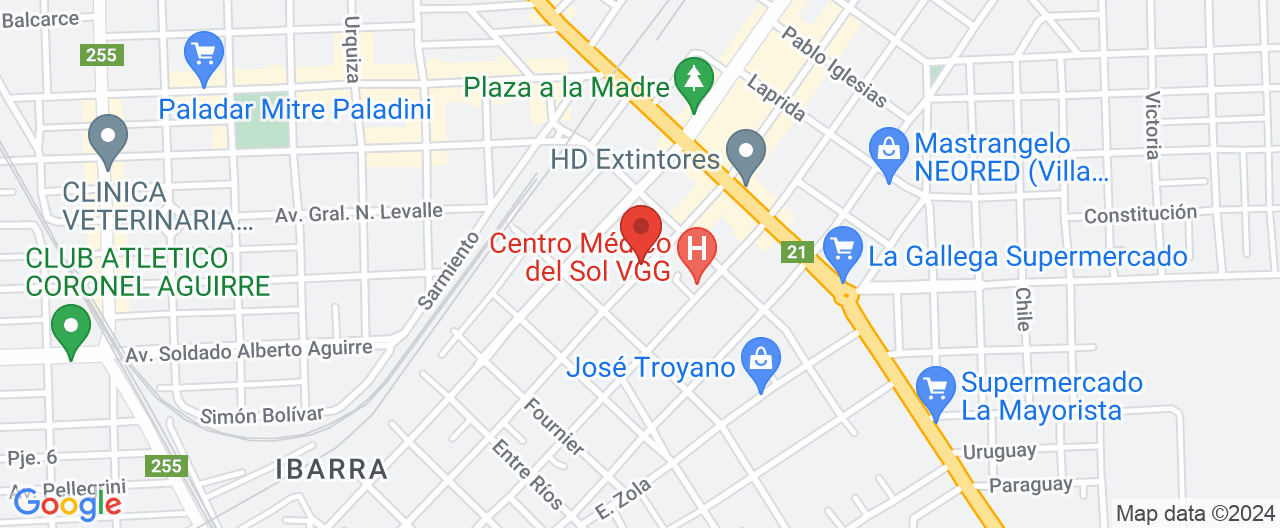 Mapa de la ubicación