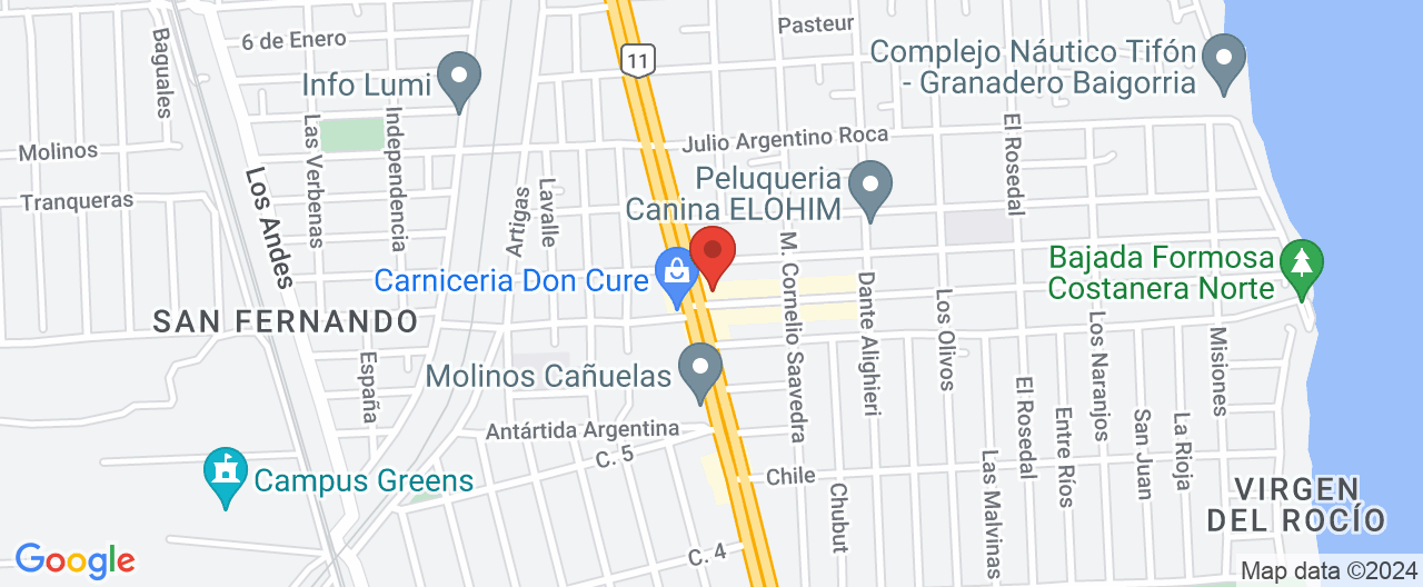Mapa de la ubicación