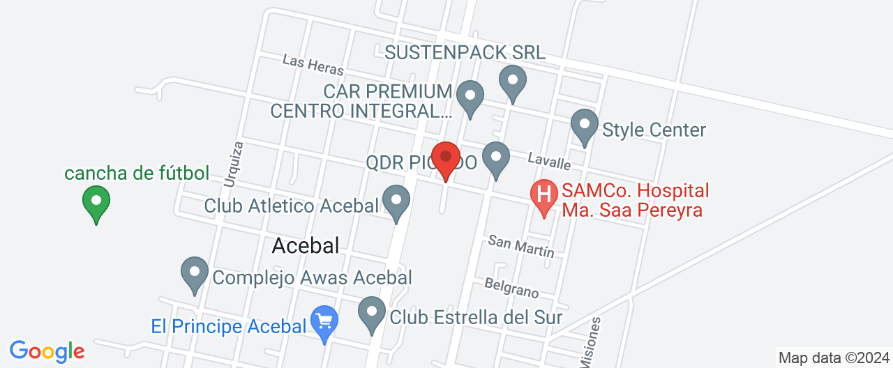 Mapa de la ubicación
