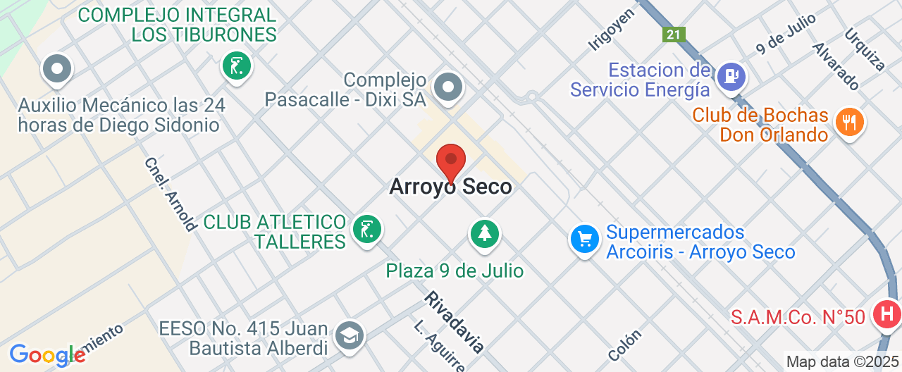 Mapa de la ubicación