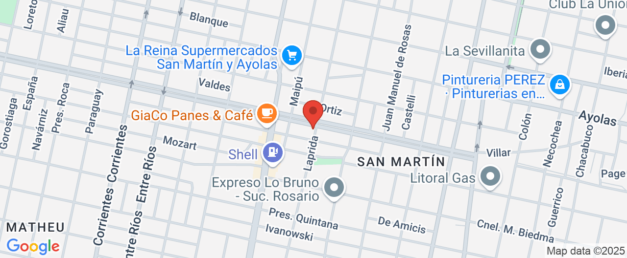 Mapa de la ubicación
