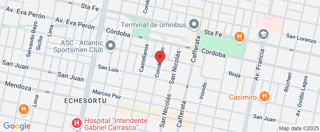 Mapa de la ubicación