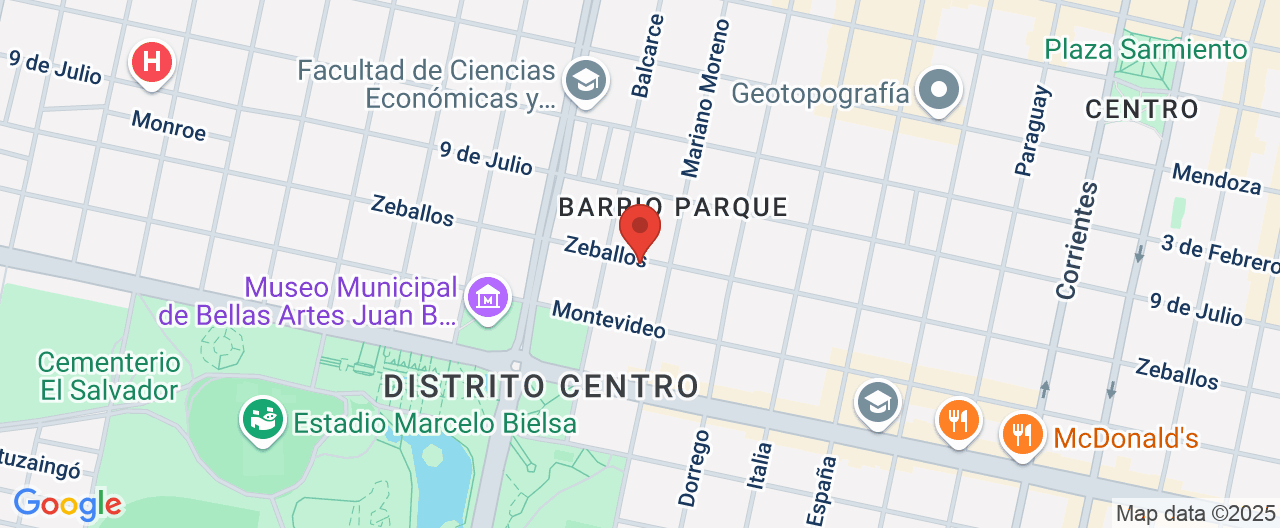 Mapa de la ubicación
