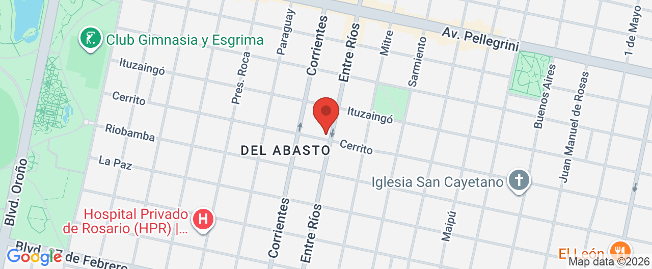 Mapa de la ubicación