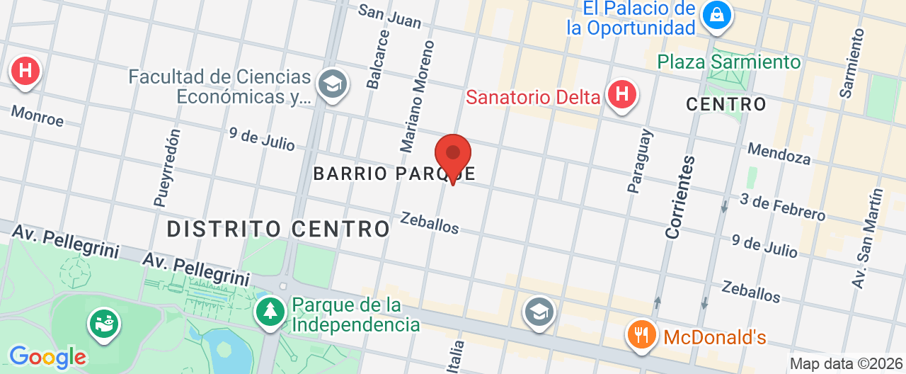 Mapa de la ubicación