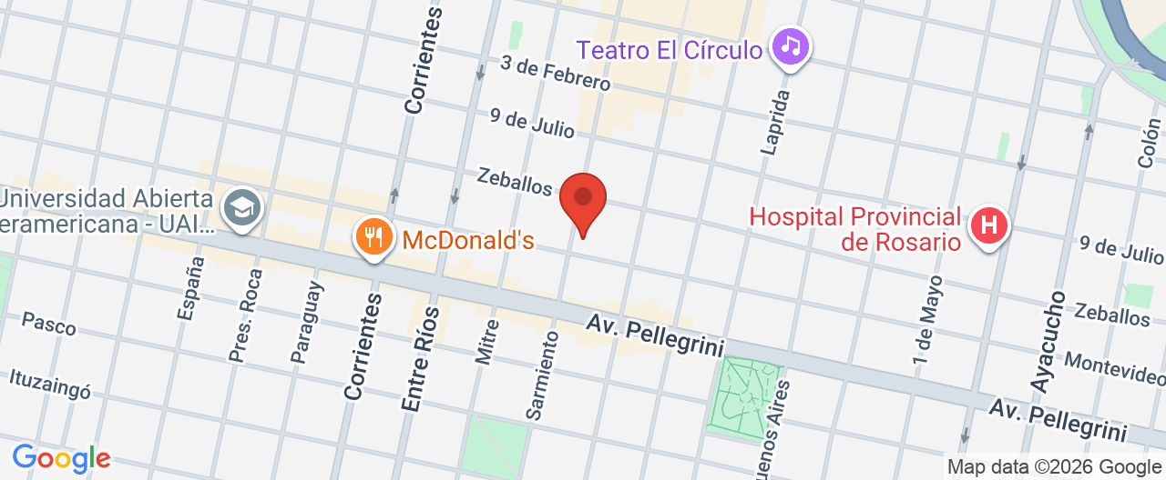 Mapa de la ubicación