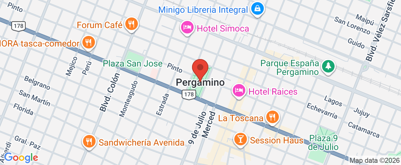 Mapa de la ubicación