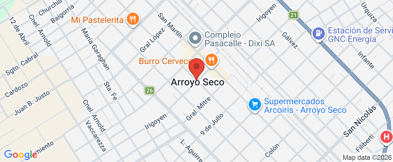 Mapa de la ubicación
