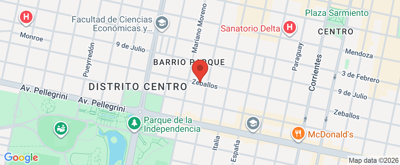 Mapa de la ubicación