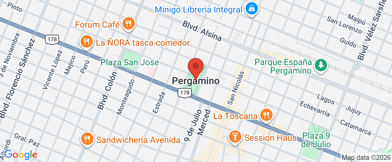 Mapa de la ubicación