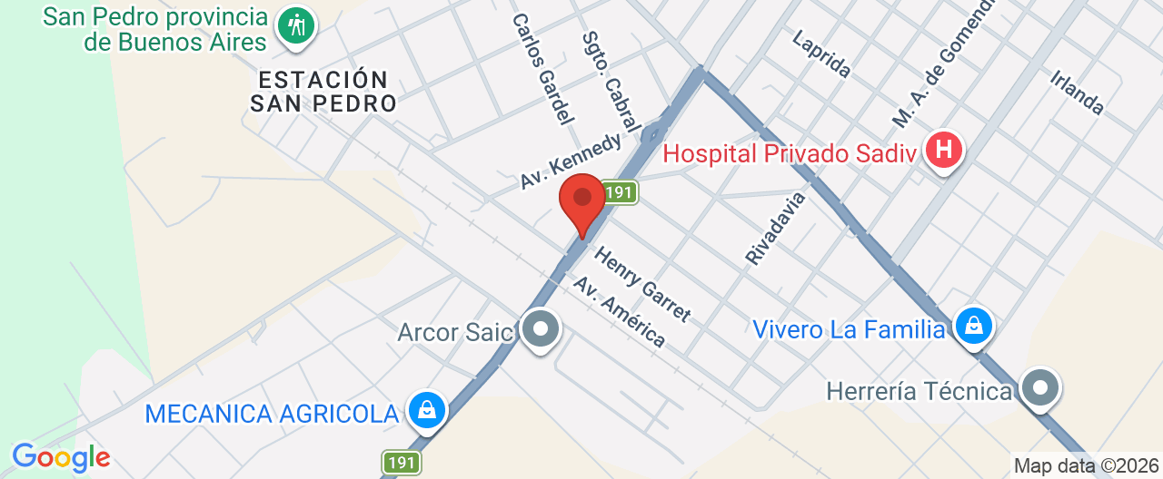 Mapa de la ubicación