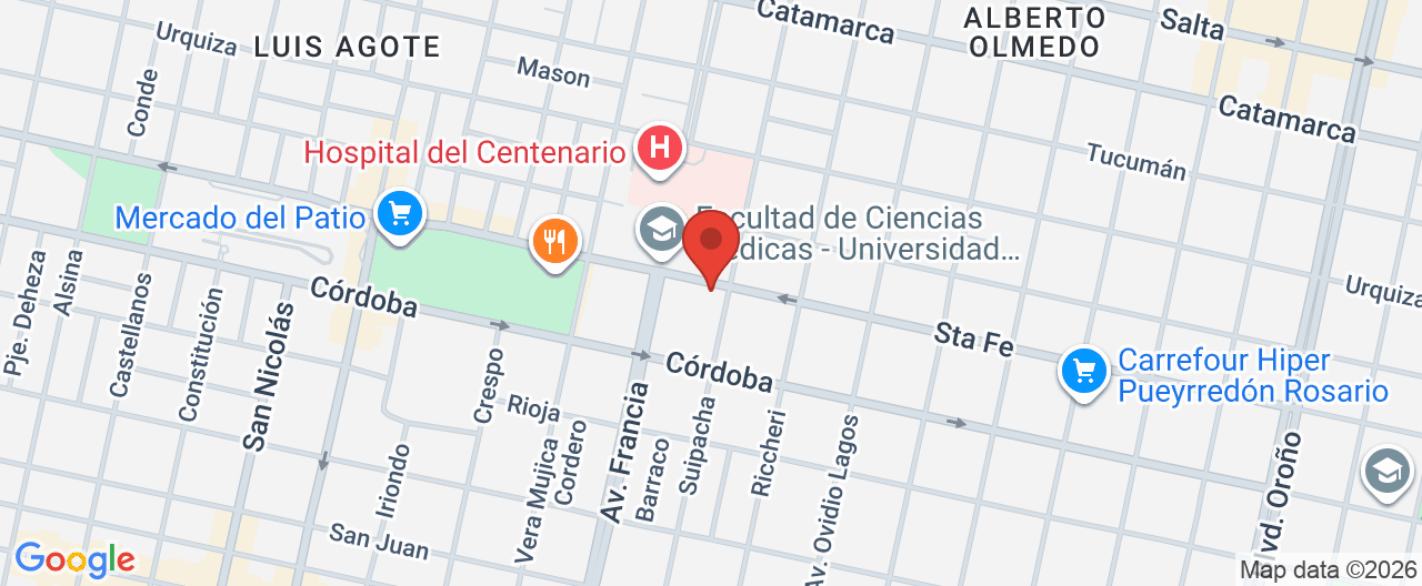 Mapa de la ubicación