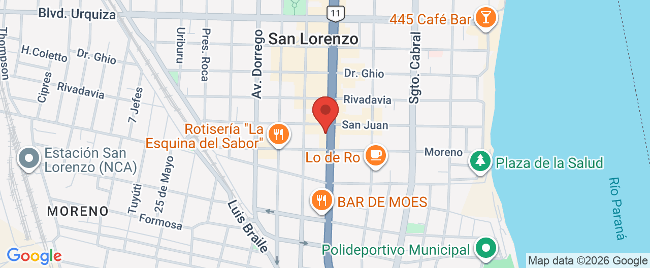 Mapa de la ubicación