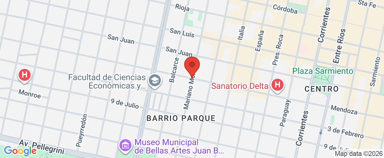Mapa de la ubicación