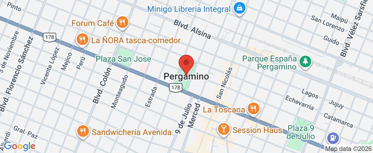 Mapa de la ubicación