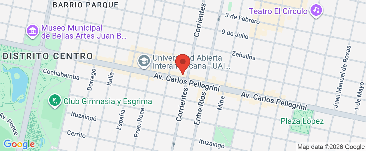Mapa de la ubicación