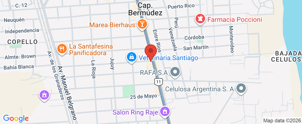 Mapa de la ubicación