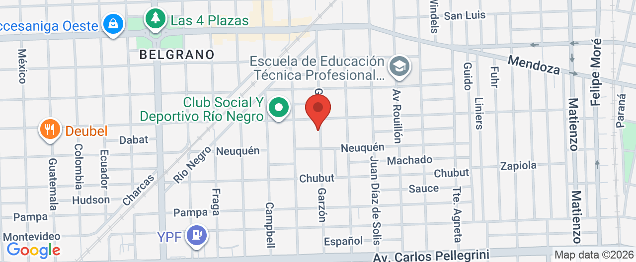 Mapa de la ubicación