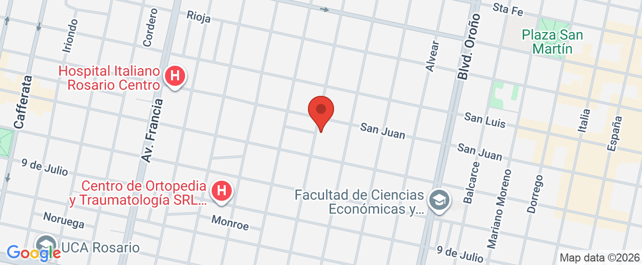 Mapa de la ubicación