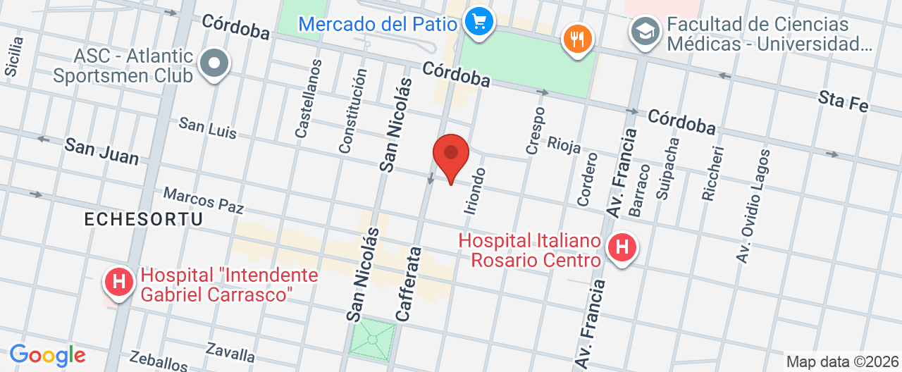 Mapa de la ubicación