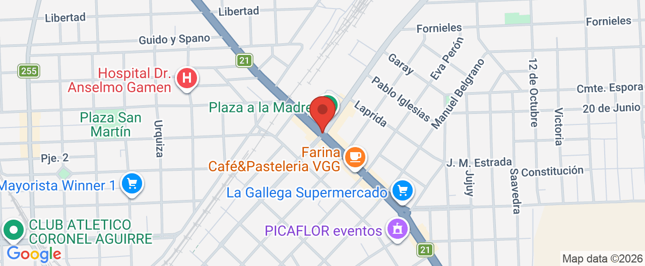 Mapa de la ubicación