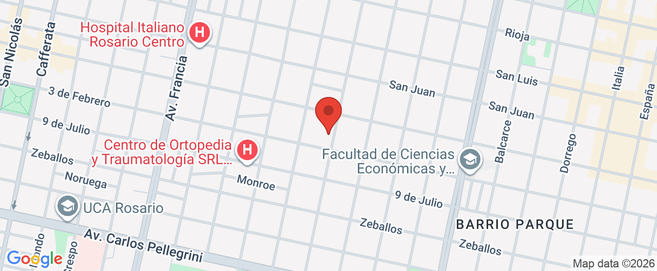 Mapa de la ubicación