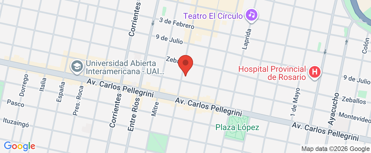 Mapa de la ubicación