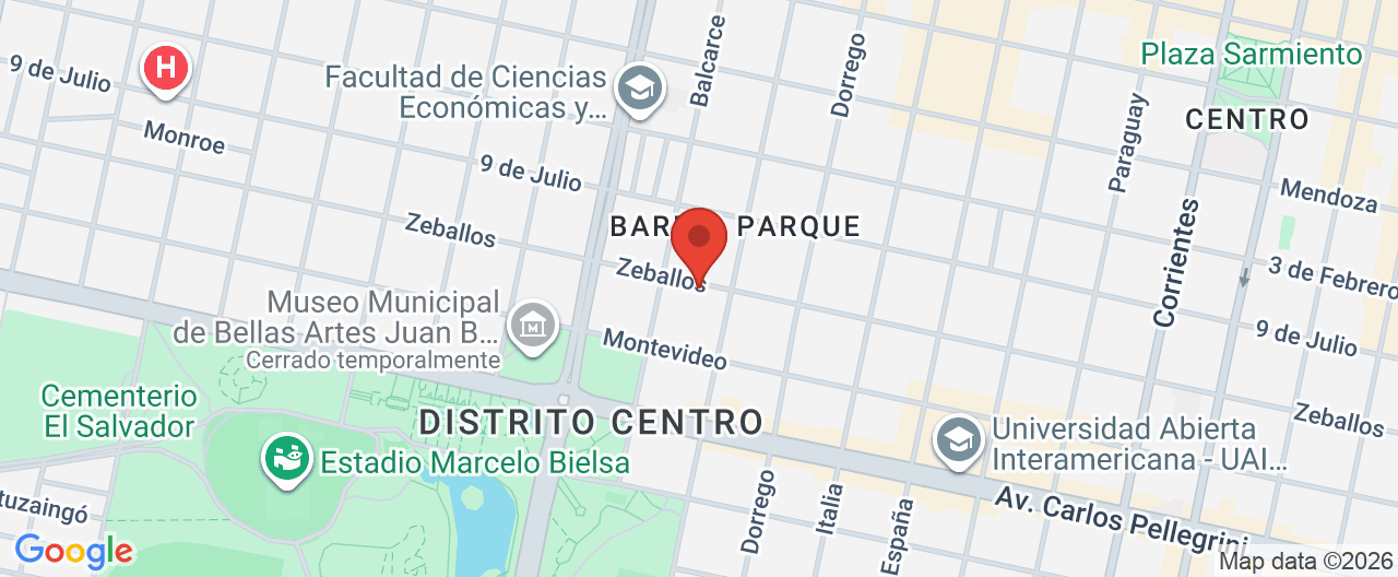 Mapa de la ubicación